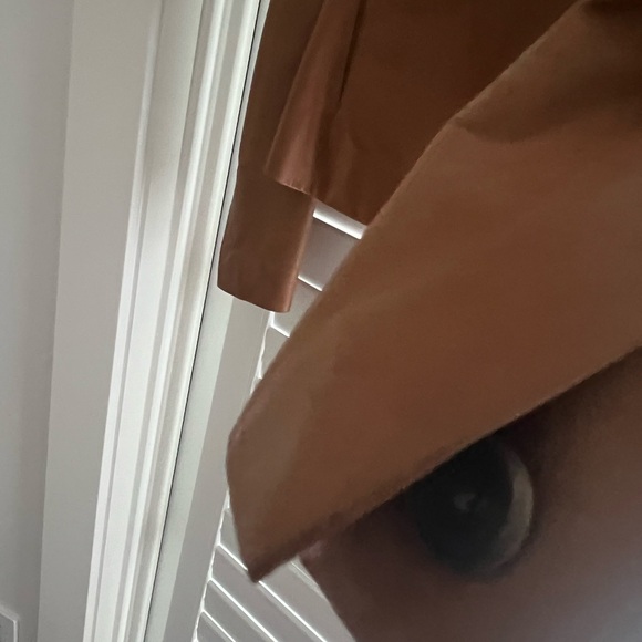 Light brown leather jacket size S no brand - Picture 3 of 4